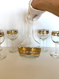 Culver Valencia Carafe Wine Glasses Set - Southern Vintage Wares
