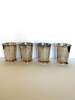 Silver-Plated Julep Cups by Sheridan (4) - Southern Vintage Wares