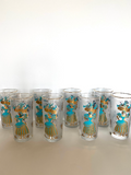 Libbey Calypso "Caribbean Cruise" Glasses (8) - Southern Vintage Wares