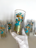 Libbey Calypso "Caribbean Cruise" Glasses (8) - Southern Vintage Wares