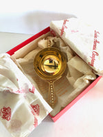 Rare 24K Gold Art Deco Napier "Bottoms Up" Rollover Jigger, in original box, Patent 184638 - Southern Vintage Wares