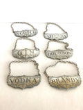Vintage Decanter Labels (6 Tags) by Stieff Co.