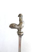 Rooster Cocktail Spoon by Reed & Barton, Rooster Motif, Rare Bar Spoon - Southern Vintage Wares