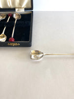 Art Deco Red Cherry Bakelite Muddler Stirrer Spoons, in original box (8) - Southern Vintage Wares