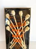 Skull Swizzle Stirrer Sticks, Name Your Poison Swizzle Sticks, Skull Stirrers by G.N. Co - Southern Vintage Wares