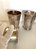 Silver Julep Cups by Patrick Henry (6), Vintage Julep Cups - Southern Vintage Wares