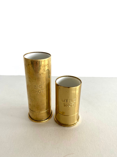 Brass Shotgun Shell Jiggers (1 oz, 2 oz), Solid Brass Jiggers, Shotgun –  Southern Vintage Wares