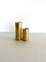 Brass Shotgun Shell Jiggers (1 oz, 2 oz), Solid Brass Jiggers, Shotgun Cartridge Jigger Set - Southern Vintage Wares
