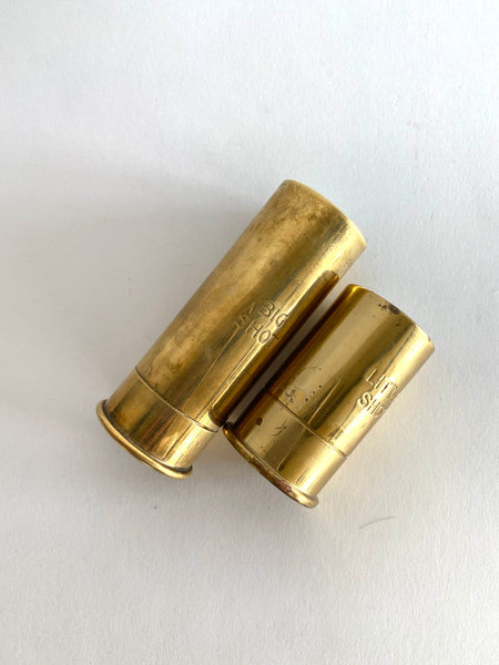3 Brass Shotgun Shell Spirit Measures Little Shot, Just A Shot and Big  Shot at 1stDibs