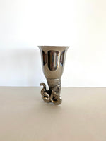 SouthernVintageWares>>>Elephant Stirrup Cup, Vintage Stirrup Cup 1970s, Italy
