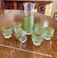 Culver Cocktail Pitcher Set (8 pieces), Culver Glassware