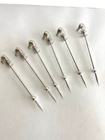 Horse Chess Cocktail Picks (6), Figural Chess Cocktail Picks, Knight Chess Finials
