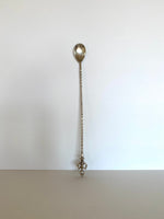 Silver 12" Cocktail Spoon