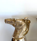 Vintage Silver-Plated Stirrup Cups Set (Rabbit, Hound, Deer, Horse)