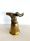 Vintage Deer Stirrup Cup, Stag Stirrup Cup