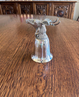 Vintage Deer Stirrup Cup, Stag Silver-Plated Stirrup Cup